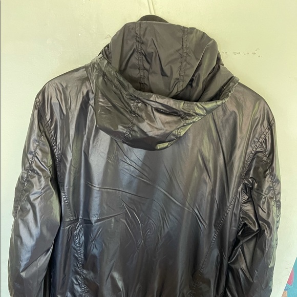 Diesel Hooded black nylon convertible bomber jacket - Picture 4 of 16